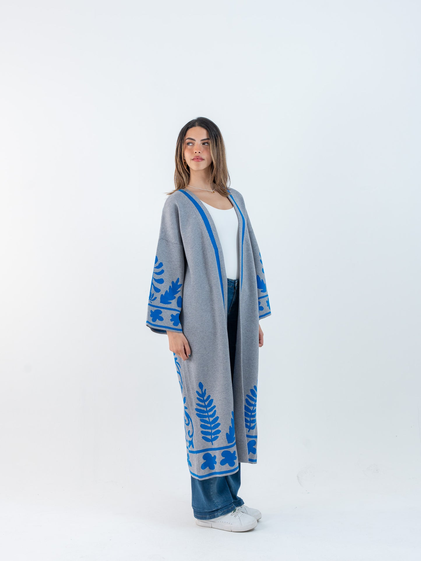 Madyan Abaya - Light Grey