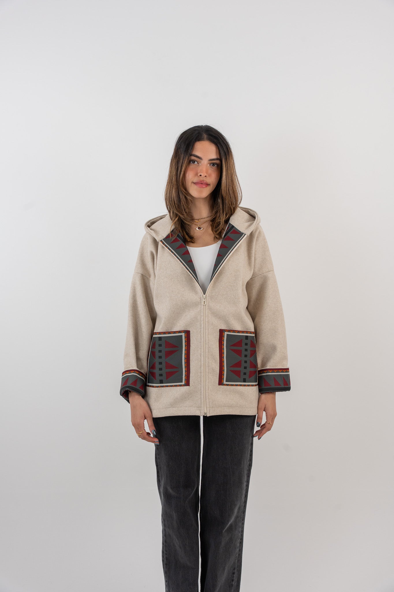 Majaz Z Jacket - Beige - Unisex