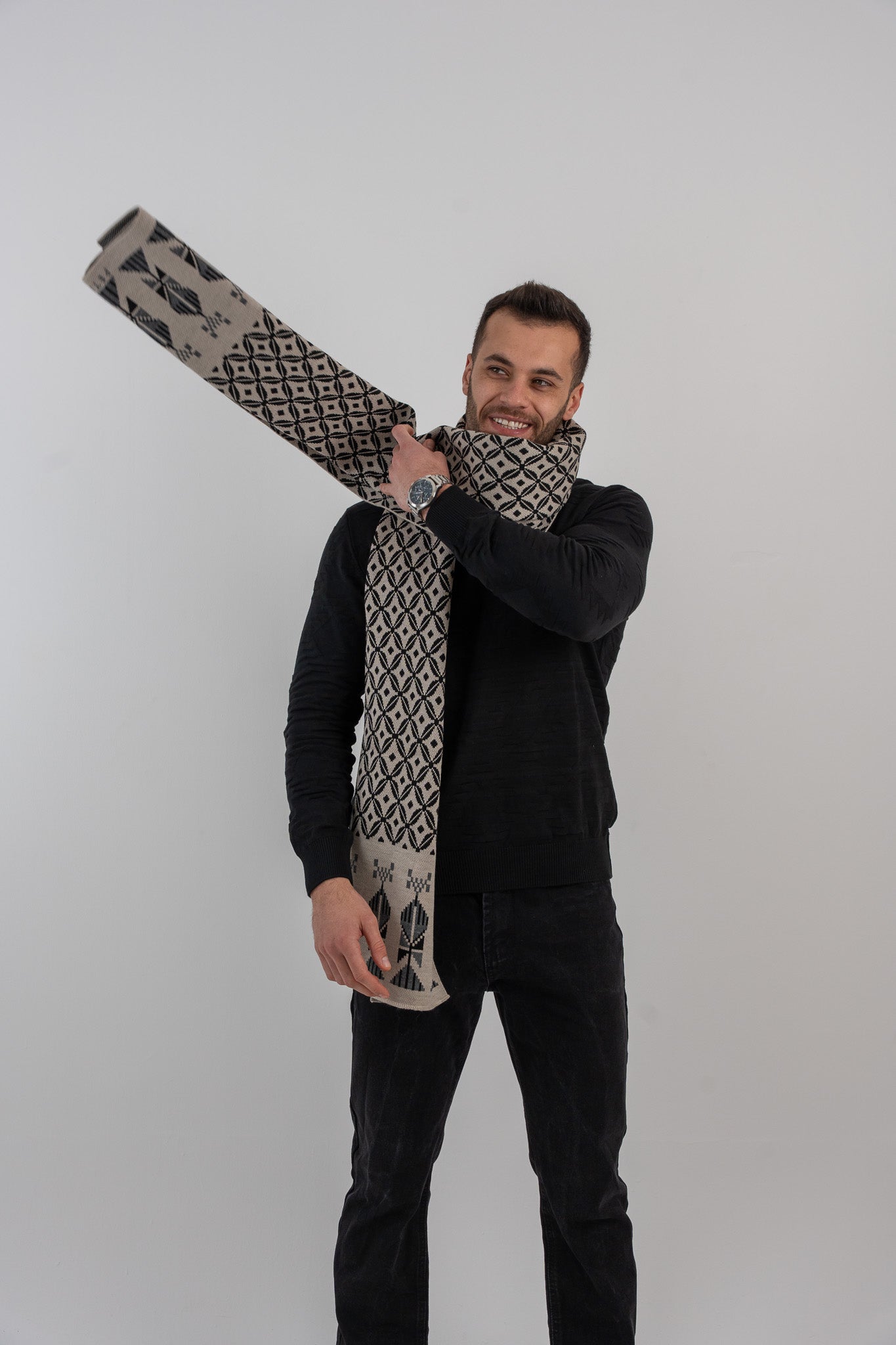 Bahja Beige Scarf - Unisex