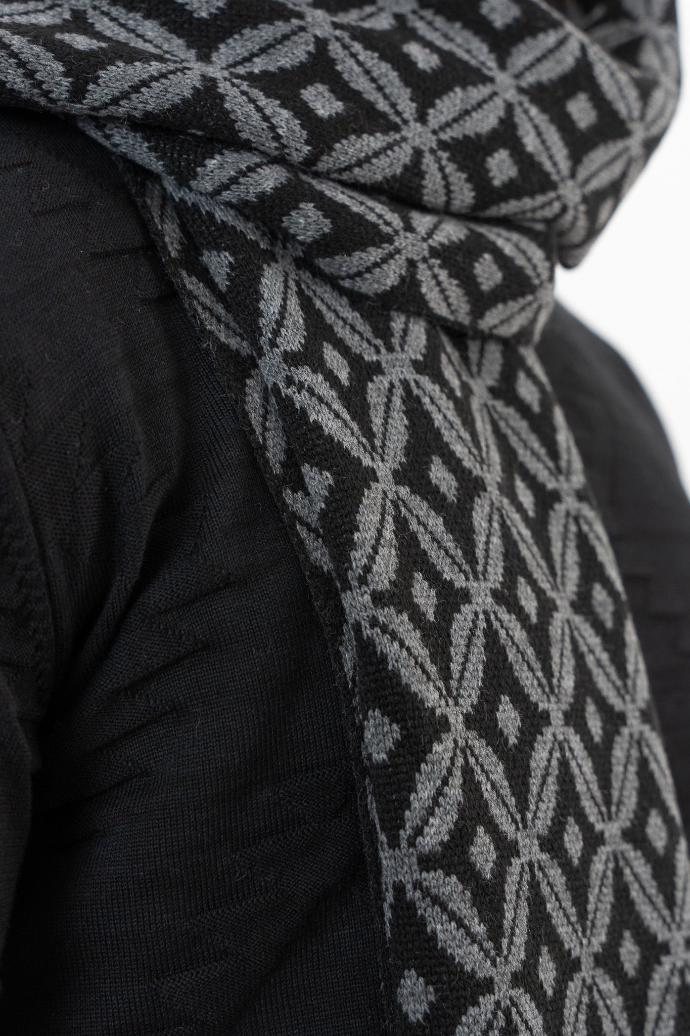 Bahja Black Scarf - Unisex