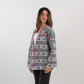 Badiya Weave Kimono - White with colorful stitches