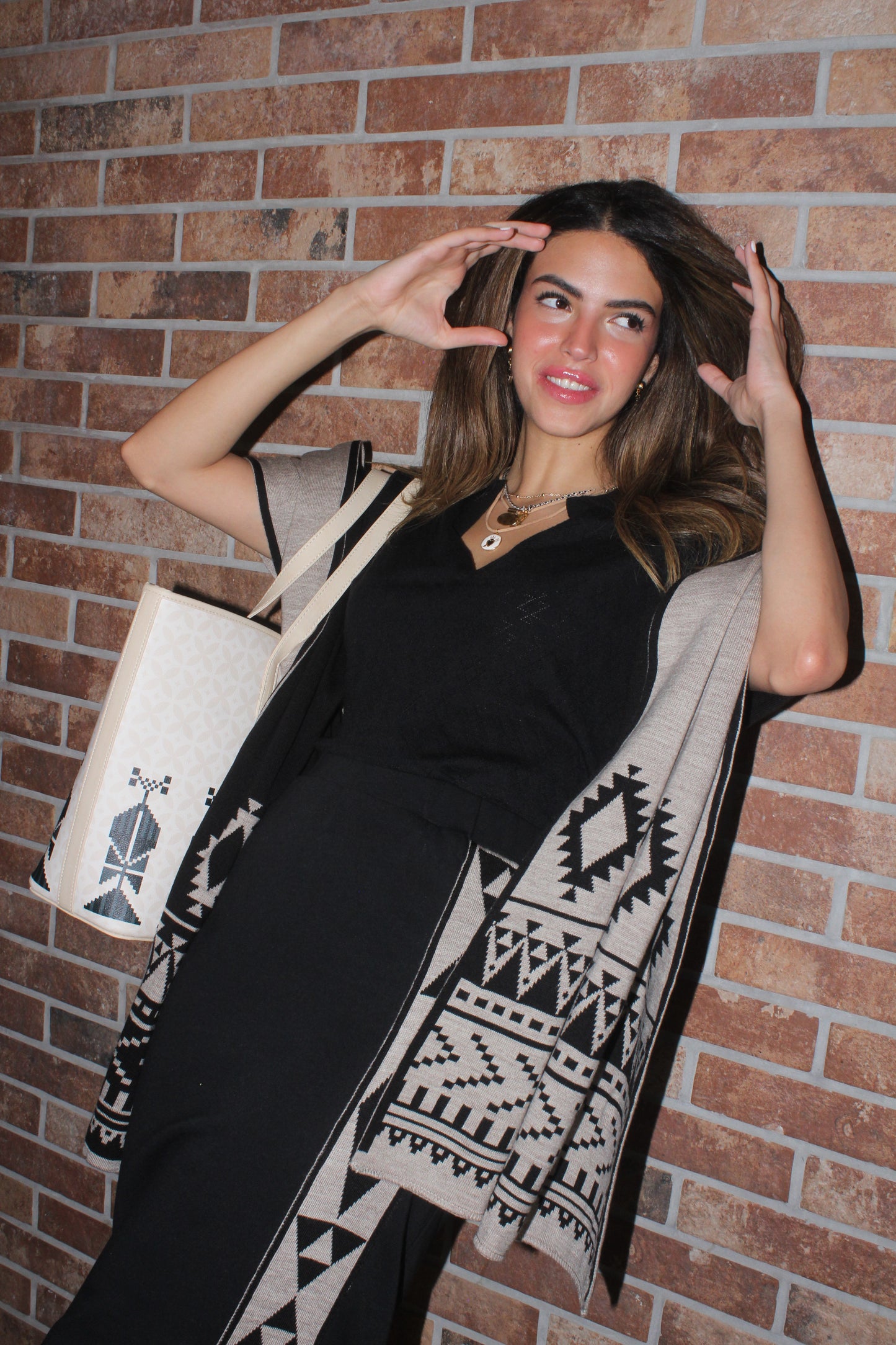 Rum Scarf - Beige- Unisex