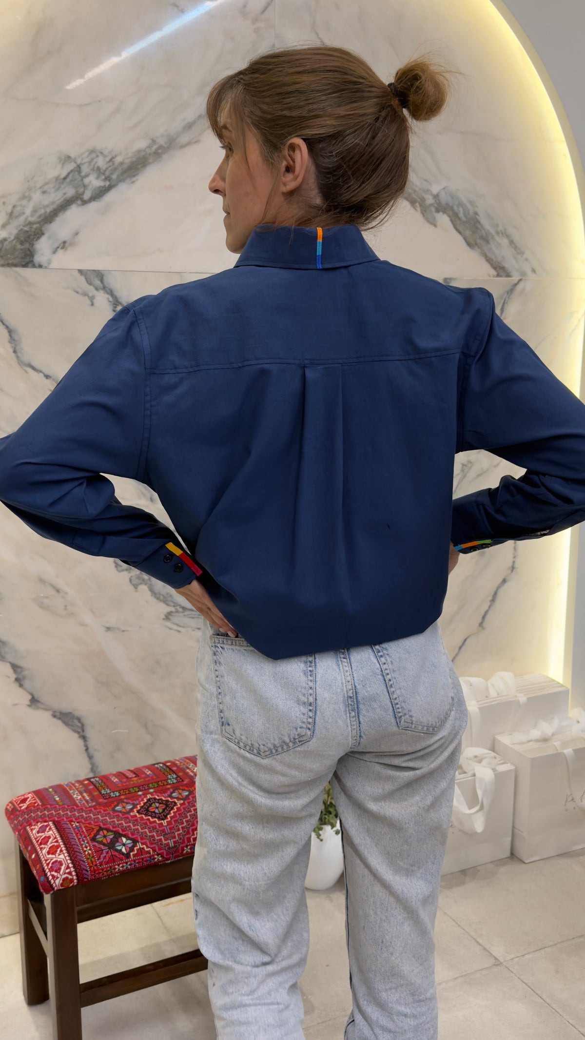Manjala Shirt - Navy