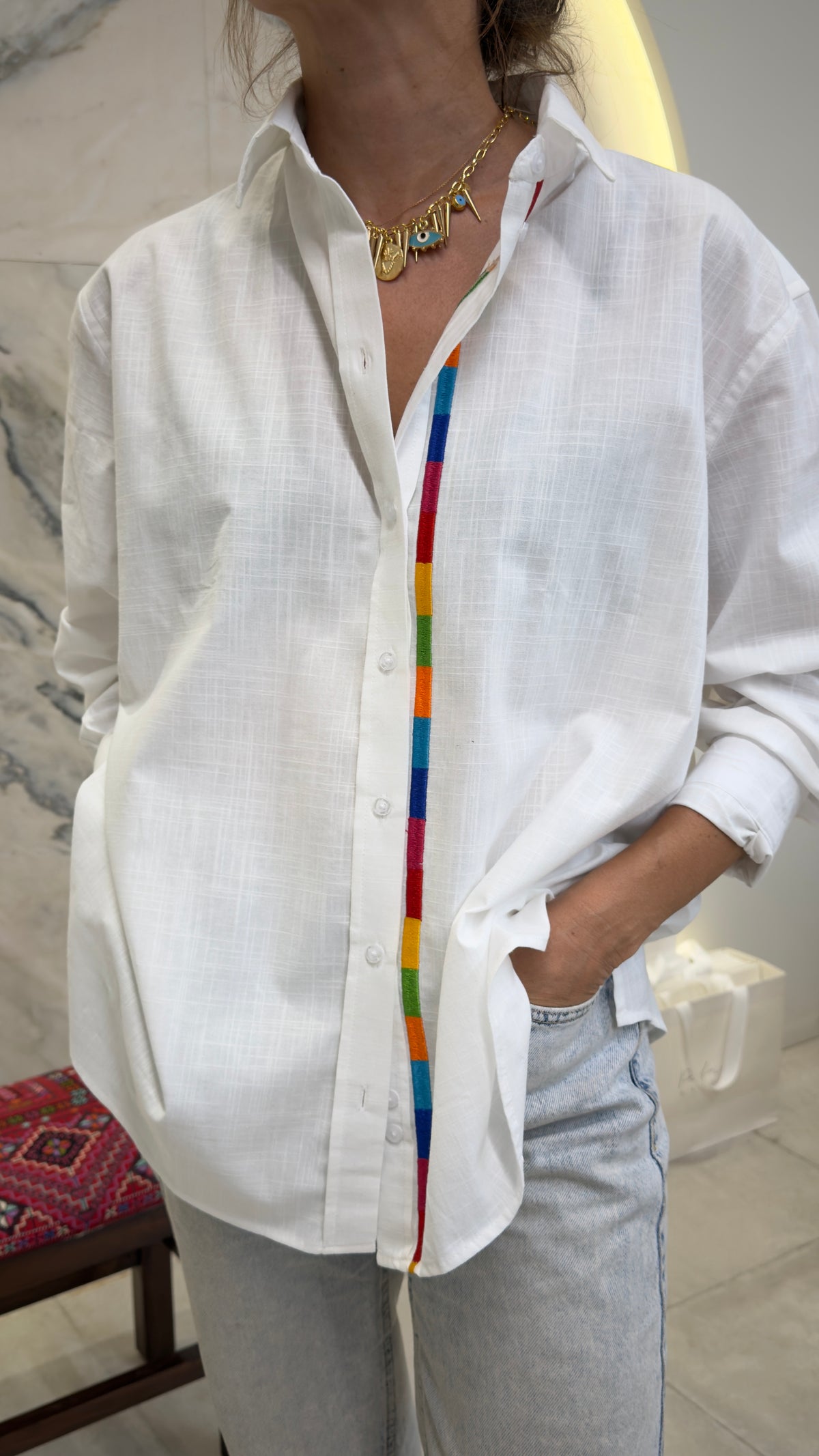 Manjala Shirt - White