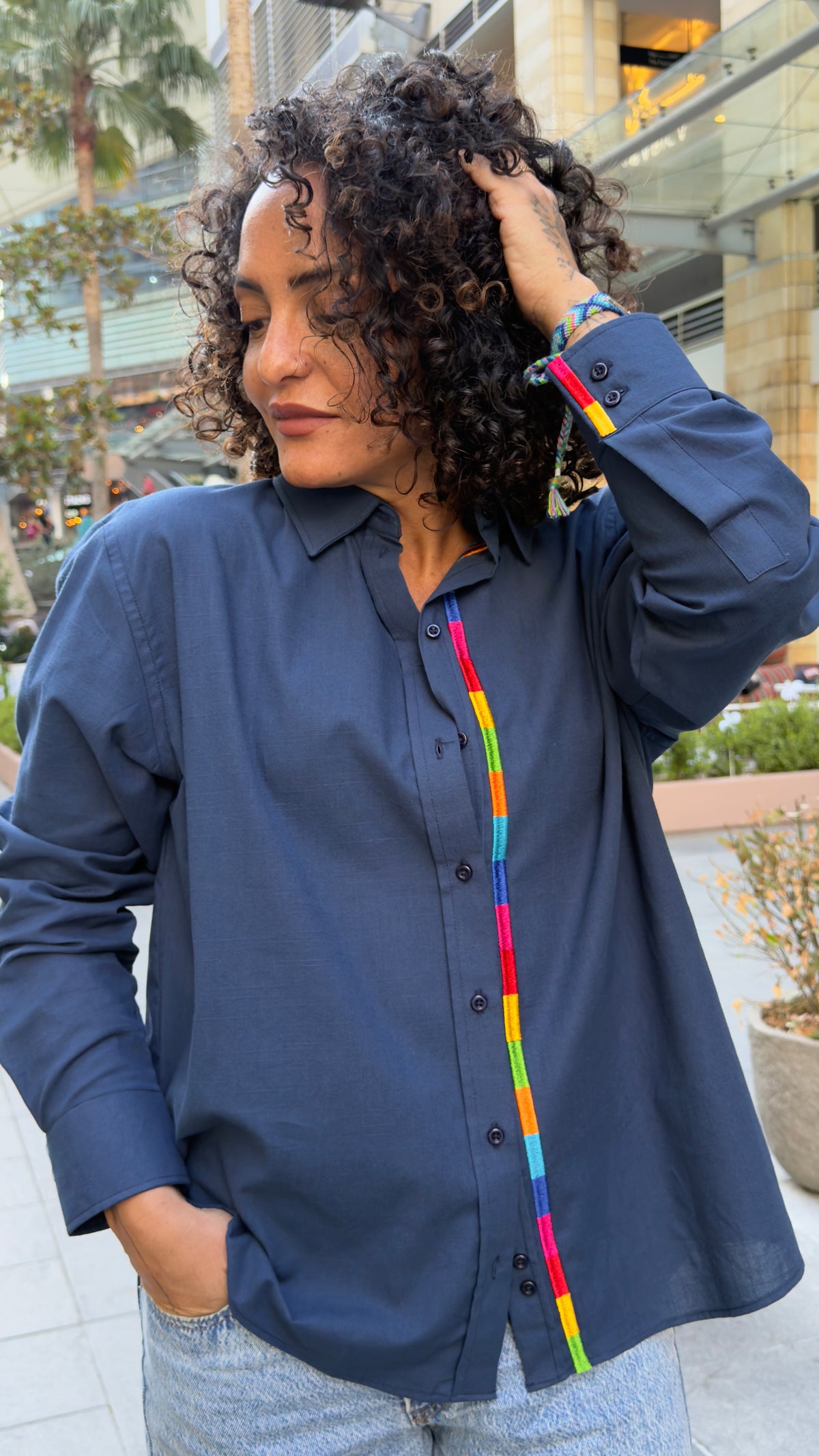 Manjala Shirt - Navy
