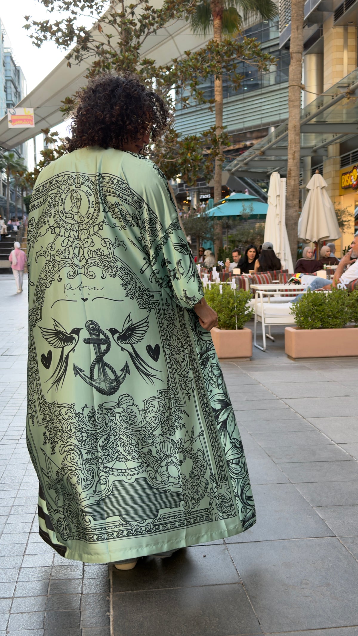 Marina Muse Silk Bisht
