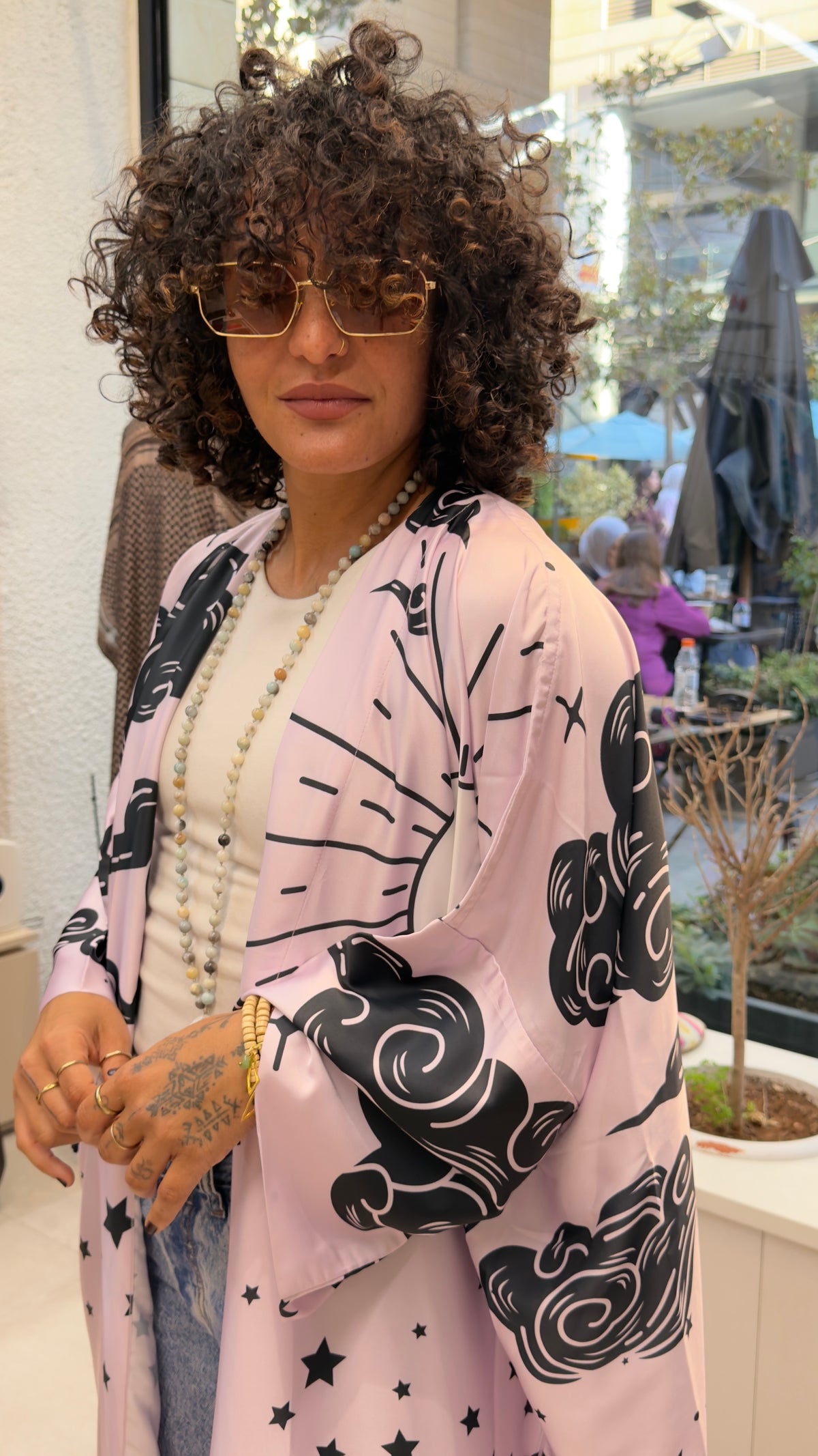 Stardust Silk Bisht