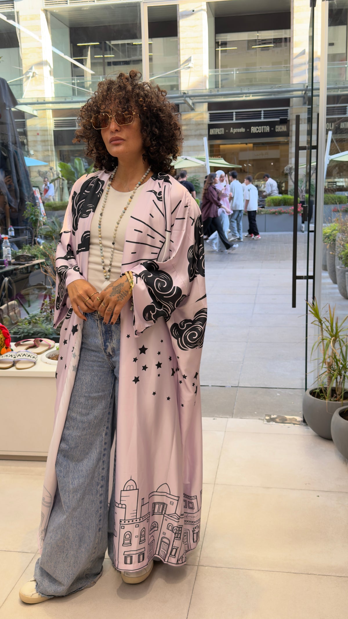 Stardust Silk Bisht