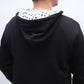 Keffiyeh hoodie Jacket -Black-Unisex