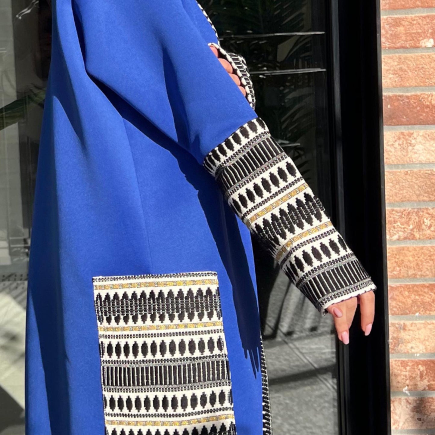 Sutra royal blue Bisht