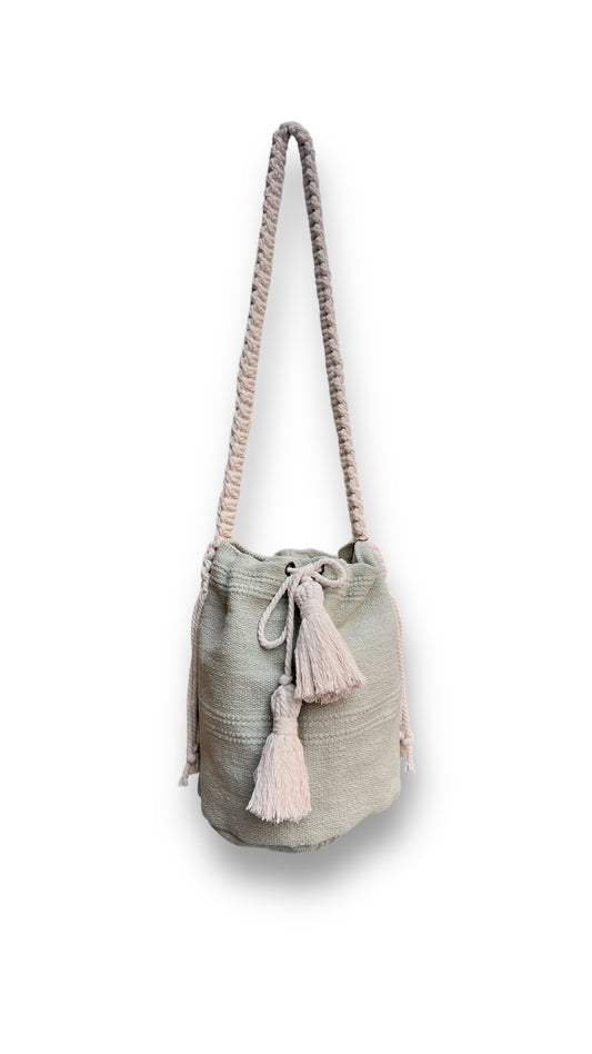 The Bokkja  Bag with macame strap