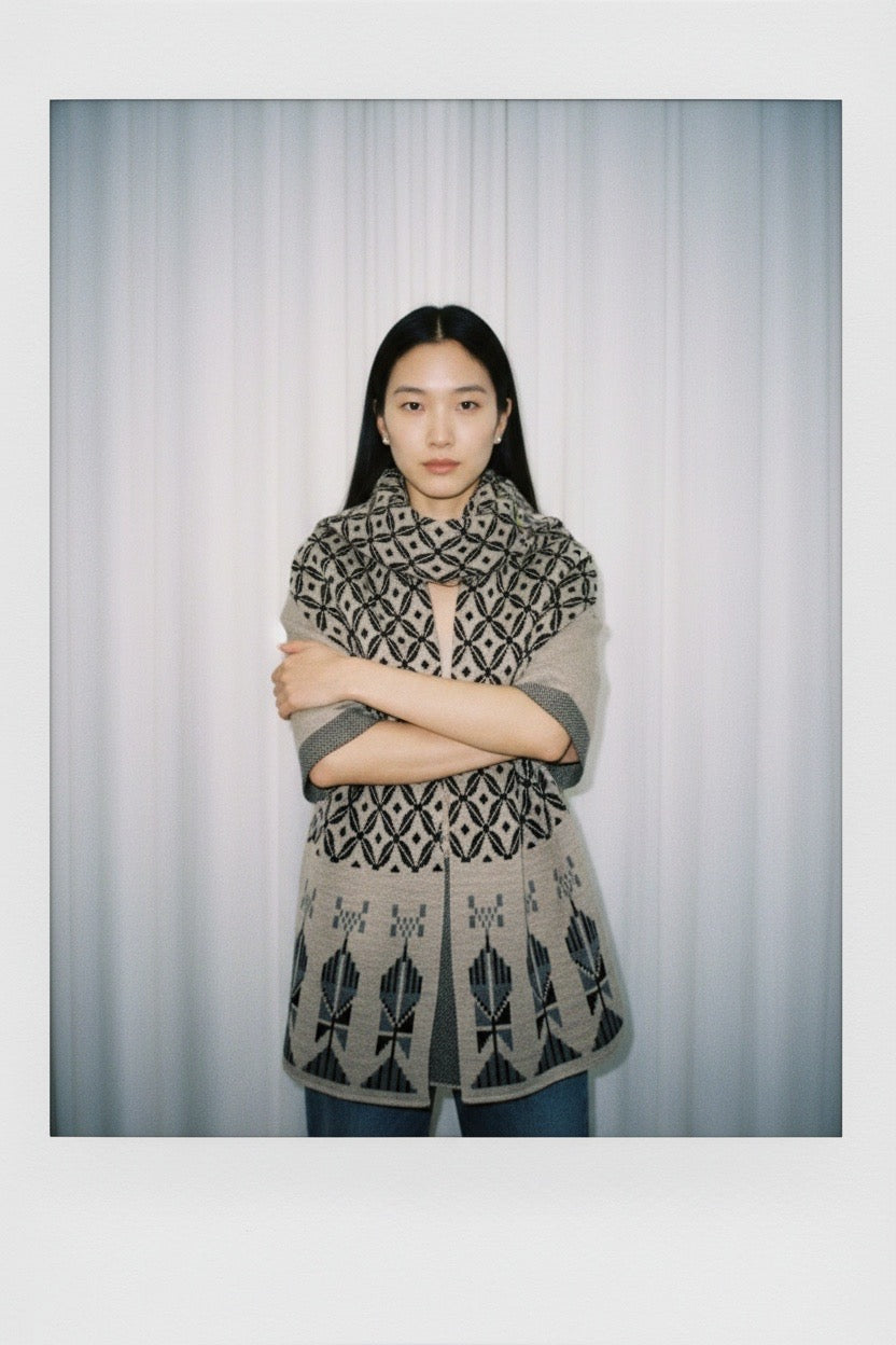 Bahja Beige Scarf - Unisex