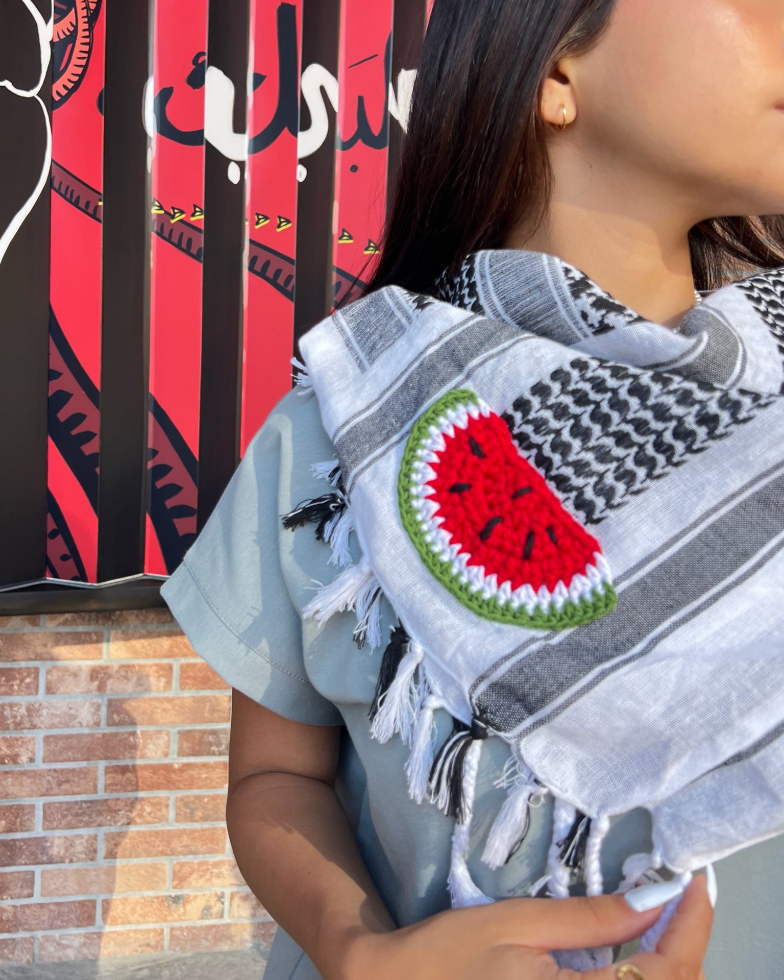 We Will Be Back Hatta Scarf – Petra Orfali Designs
