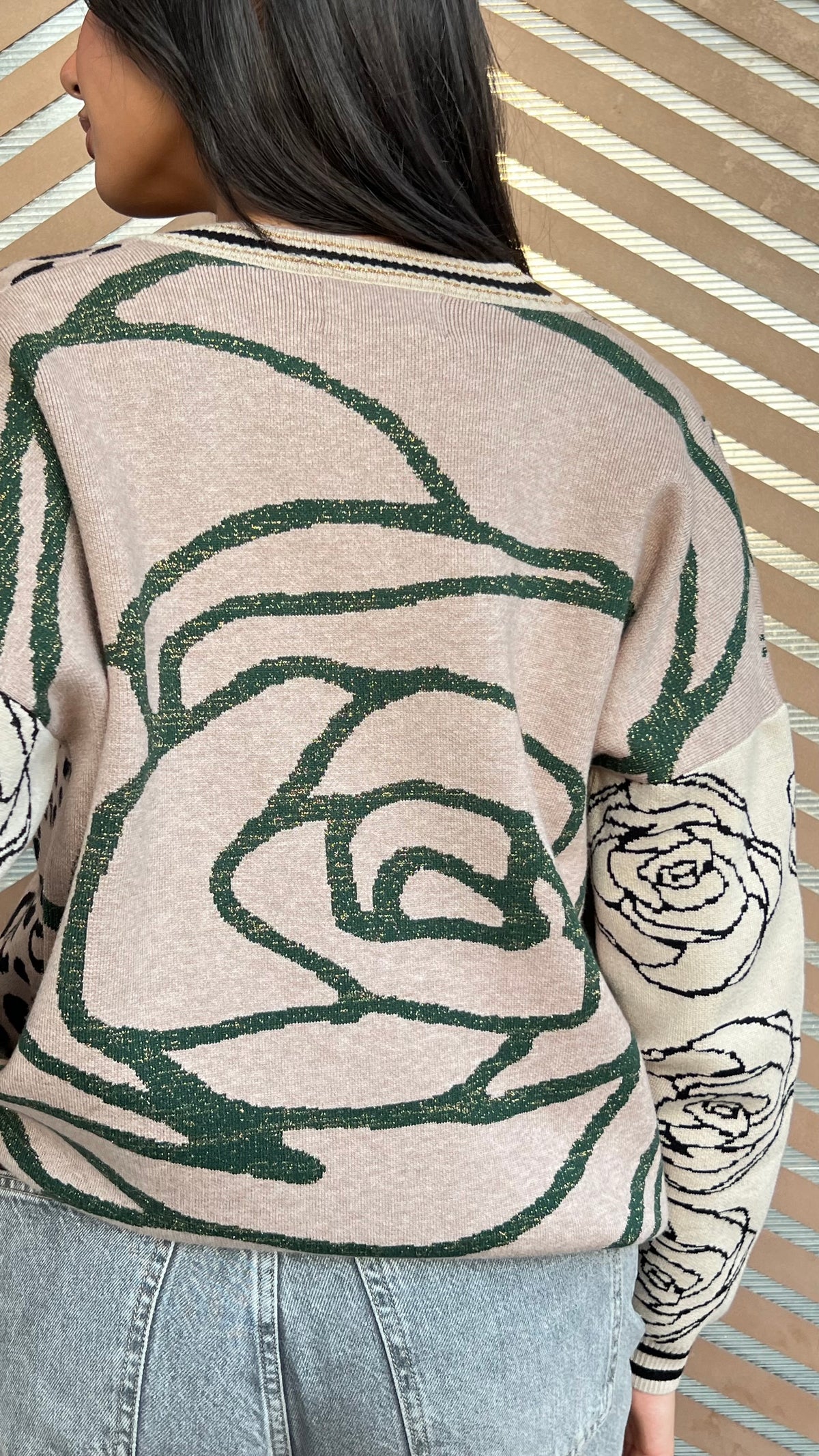 Rosa Knit Cardigan - Beige