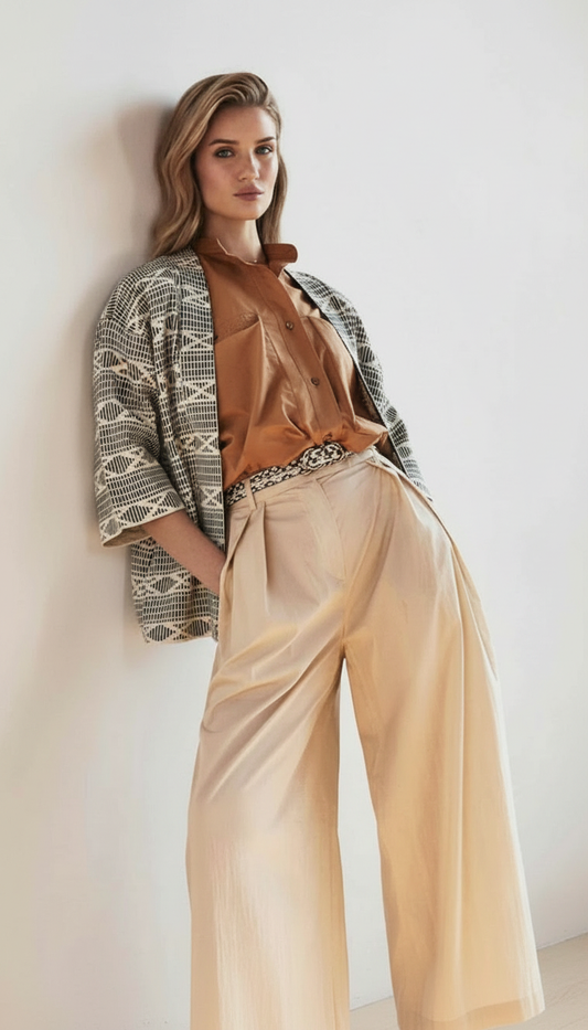 Badiya Weave Kimono - Soft Olive