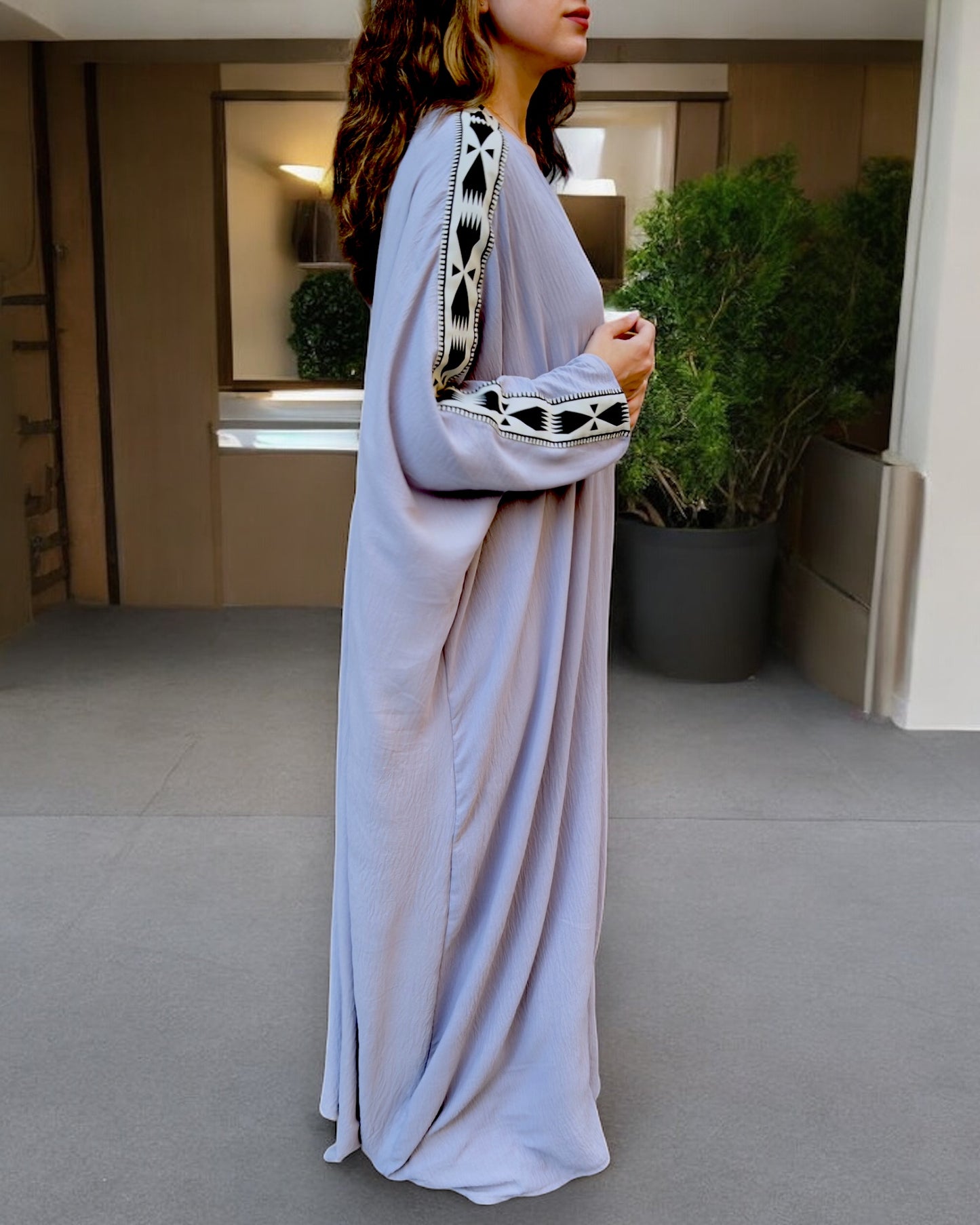 Light purple Abaya