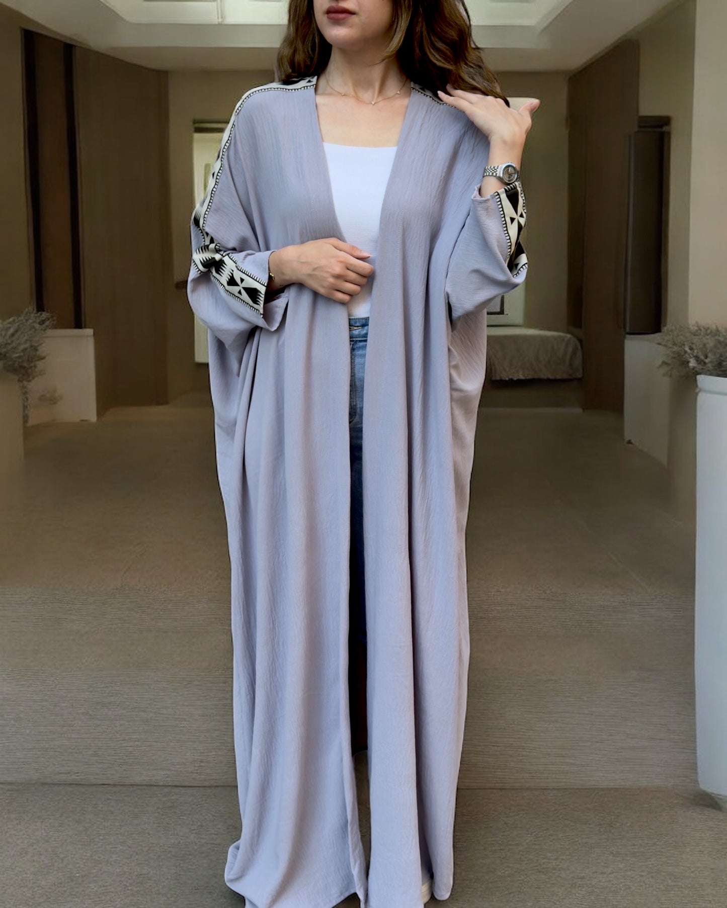 Light purple Abaya