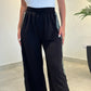 The straight pants - Black