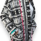 Boho Black V Cut Winter Jacket