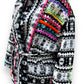 Boho Black V Cut Winter Jacket