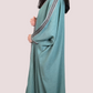 Green Abaya With Sadu Stripe