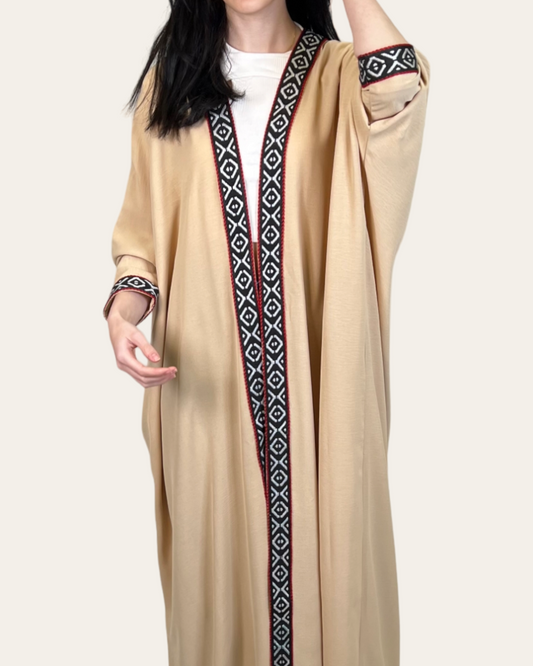 The Light Beige Abaya